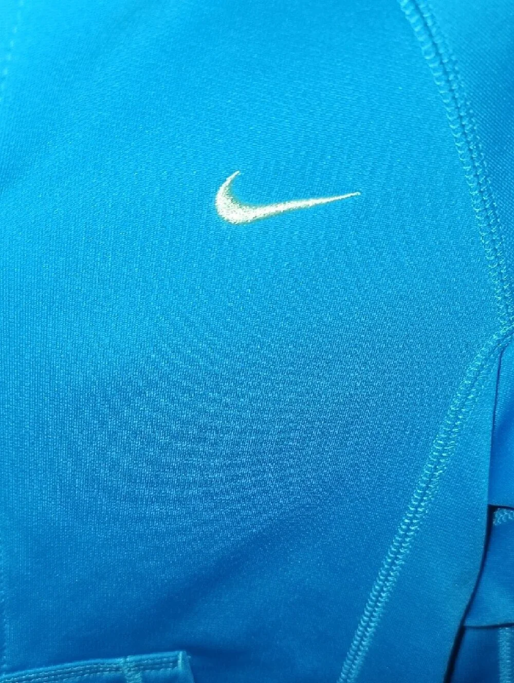Nike Girls Bright Blue Therma-Fit Zip Hoodie Size Small